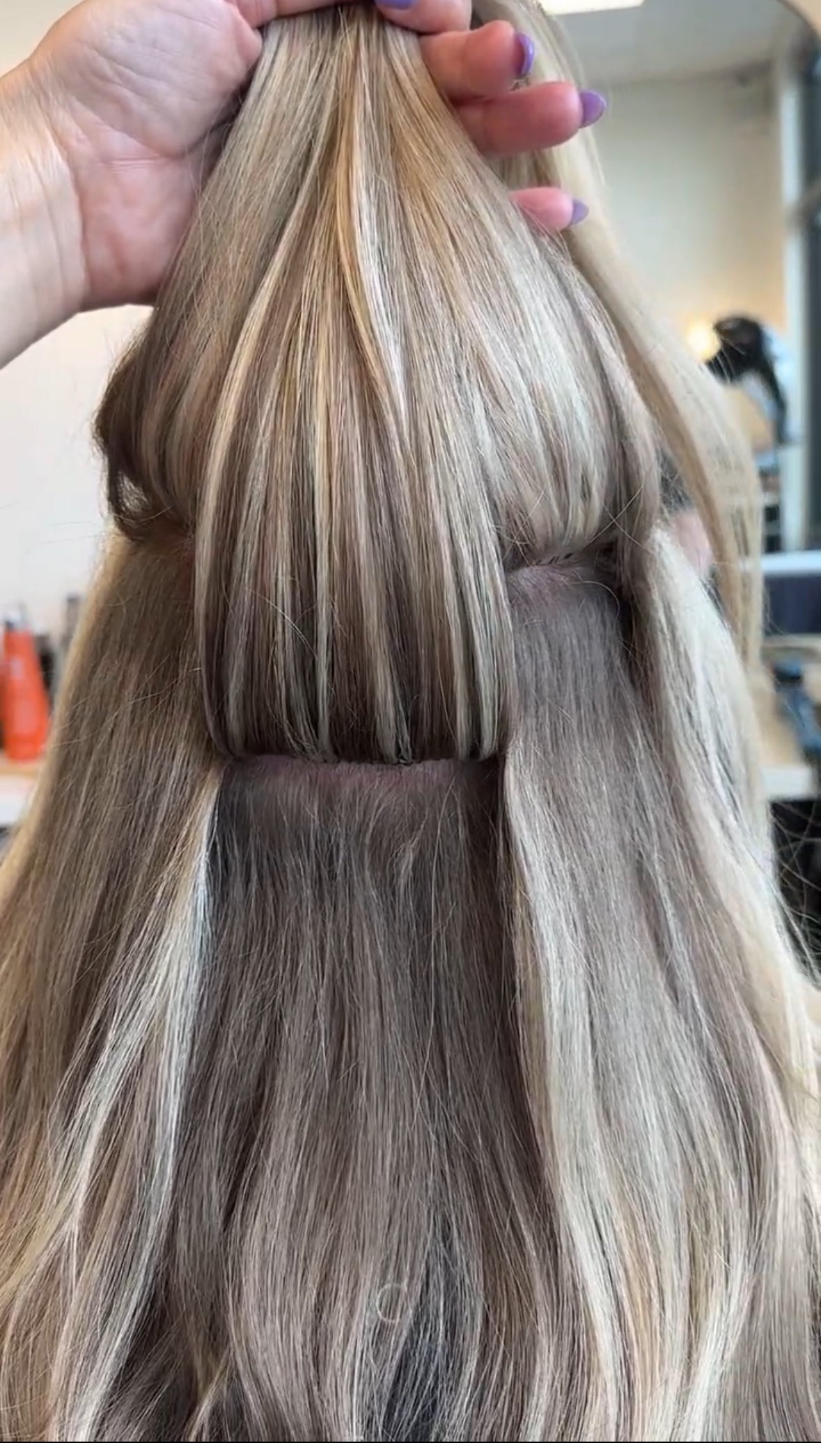 Full Install of Couture Micro Wefts