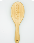 Wooden Couture Brush with Metal Bristles Back View