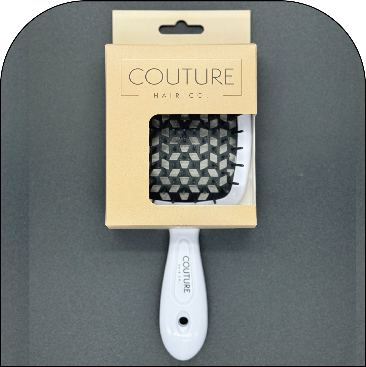 Black/White Wet Dry Detangling Brush