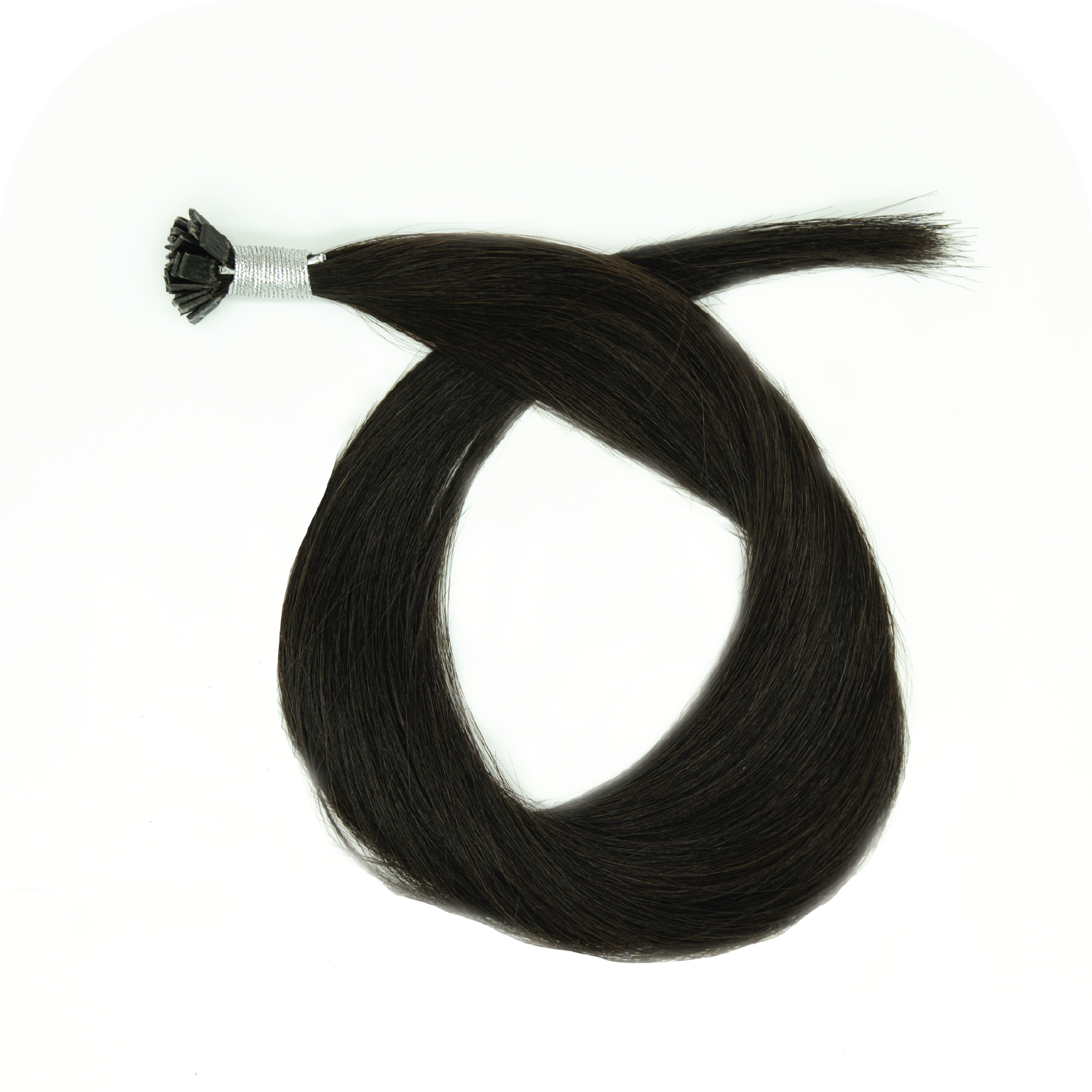 Couture Hair Co. Couture Tip or K Tip Extensions in Color Charcoal #1b
