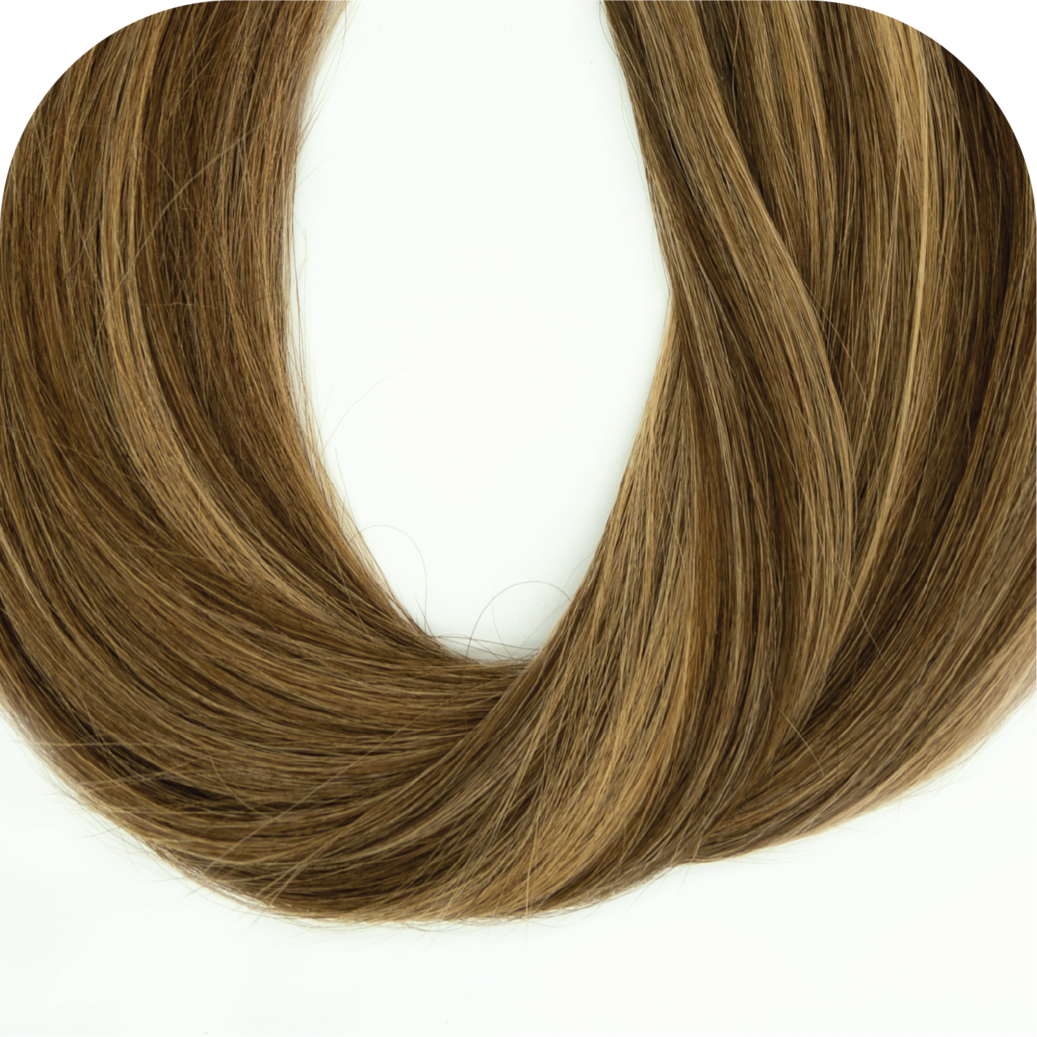 Couture Hair Co. Couture Tip or K Tip in Color Chocolate Caramel Mix #4/4/27