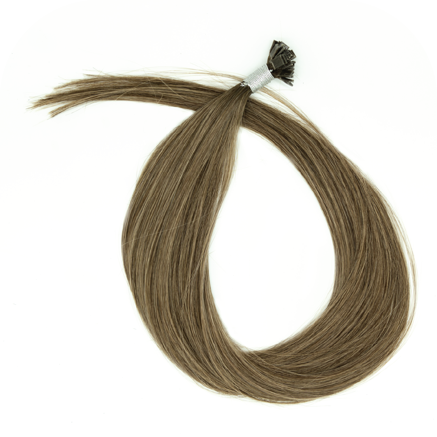 Custom Straight K-Tip In Color Sand #18 by Couture Hair Co.