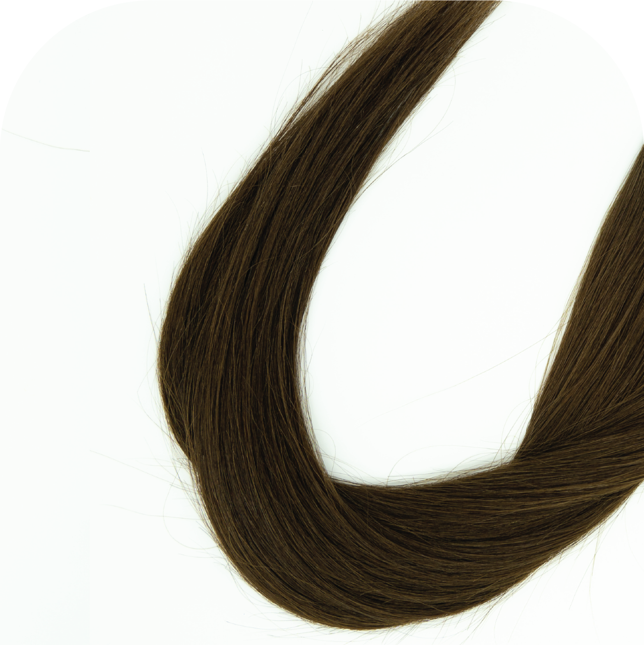 Custom Straight Micro Weft In Color Chocolate #4 by Couture Hair Co.