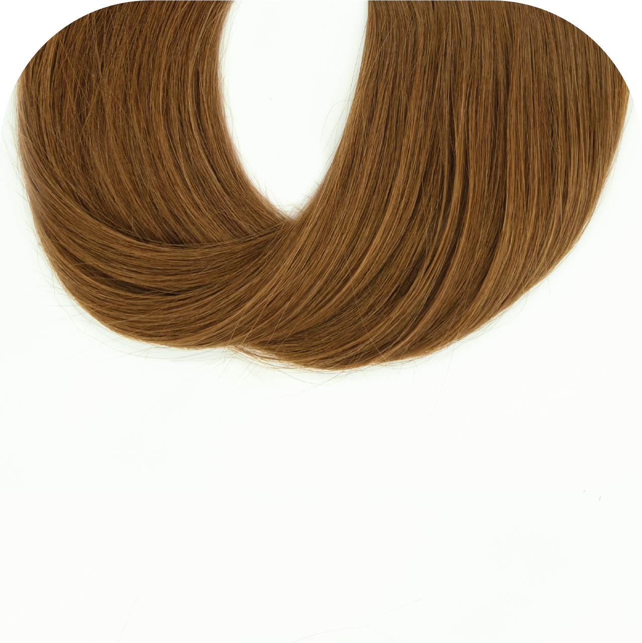 Custom Straight Micro Weft In Color Copper #30 by Couture Hair Co.