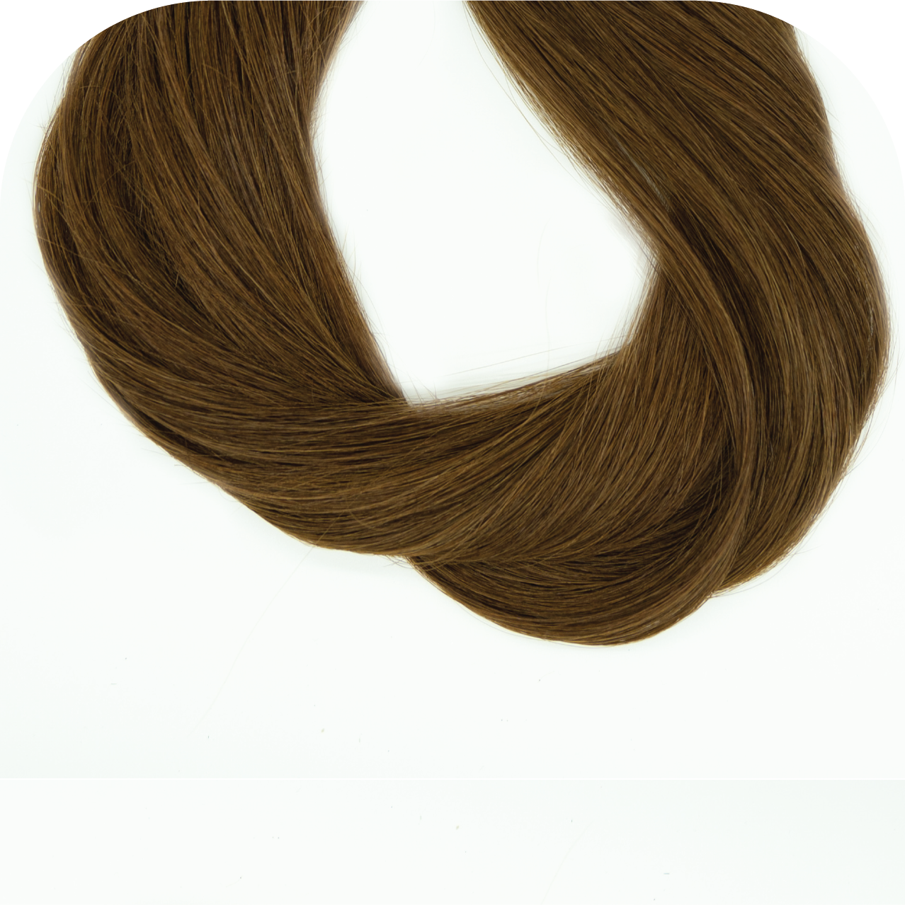 Custom Straight Micro Weft In Color Light Brown #6 by Couture Hair Co.